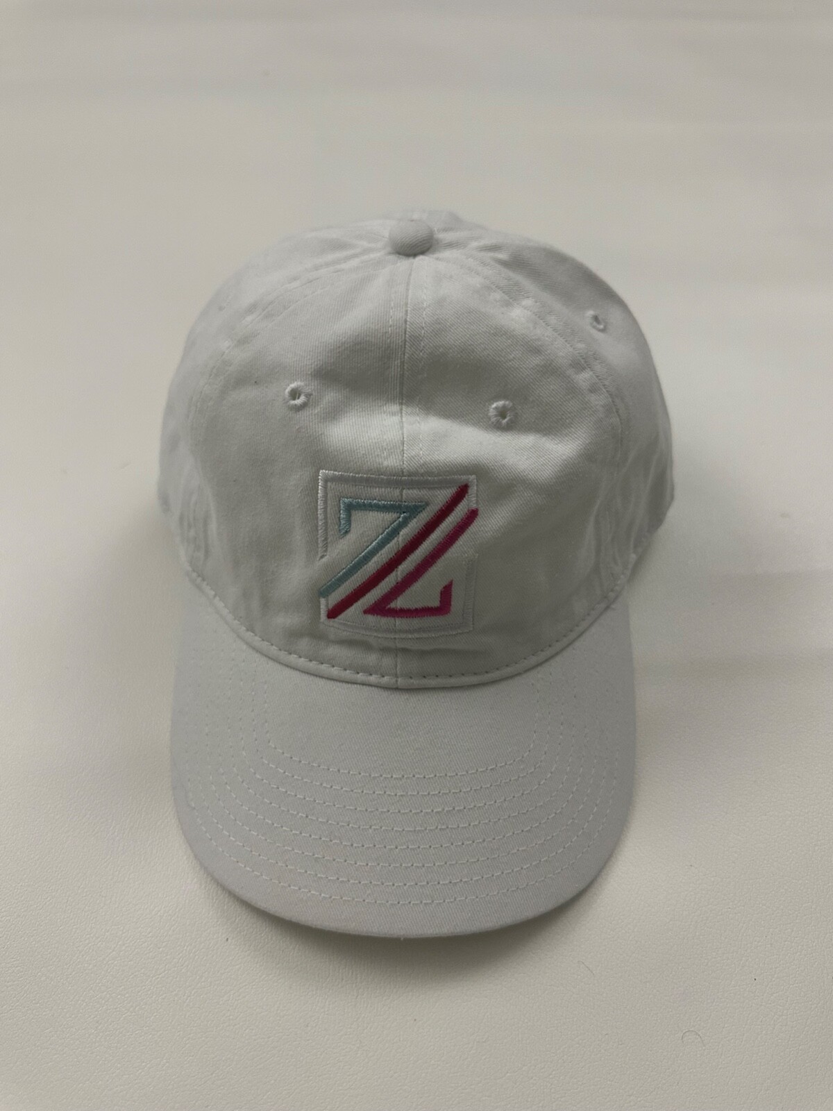 Capital Z Logo White Graphic Baseball Hat Cap One Size | eBay