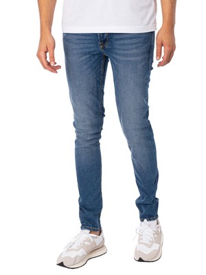

Мужские джинсы скинни Jack - Jones Liam Original 031, синие, Синий, LIAM-031