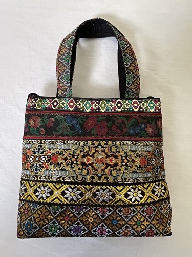Y & S Mini Small Y2K Tote Bag Handbag Purse Embroidered