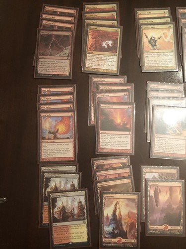 Tier 1 Magic The Gathering Modern Burn Deck/complete Sideboard Included!