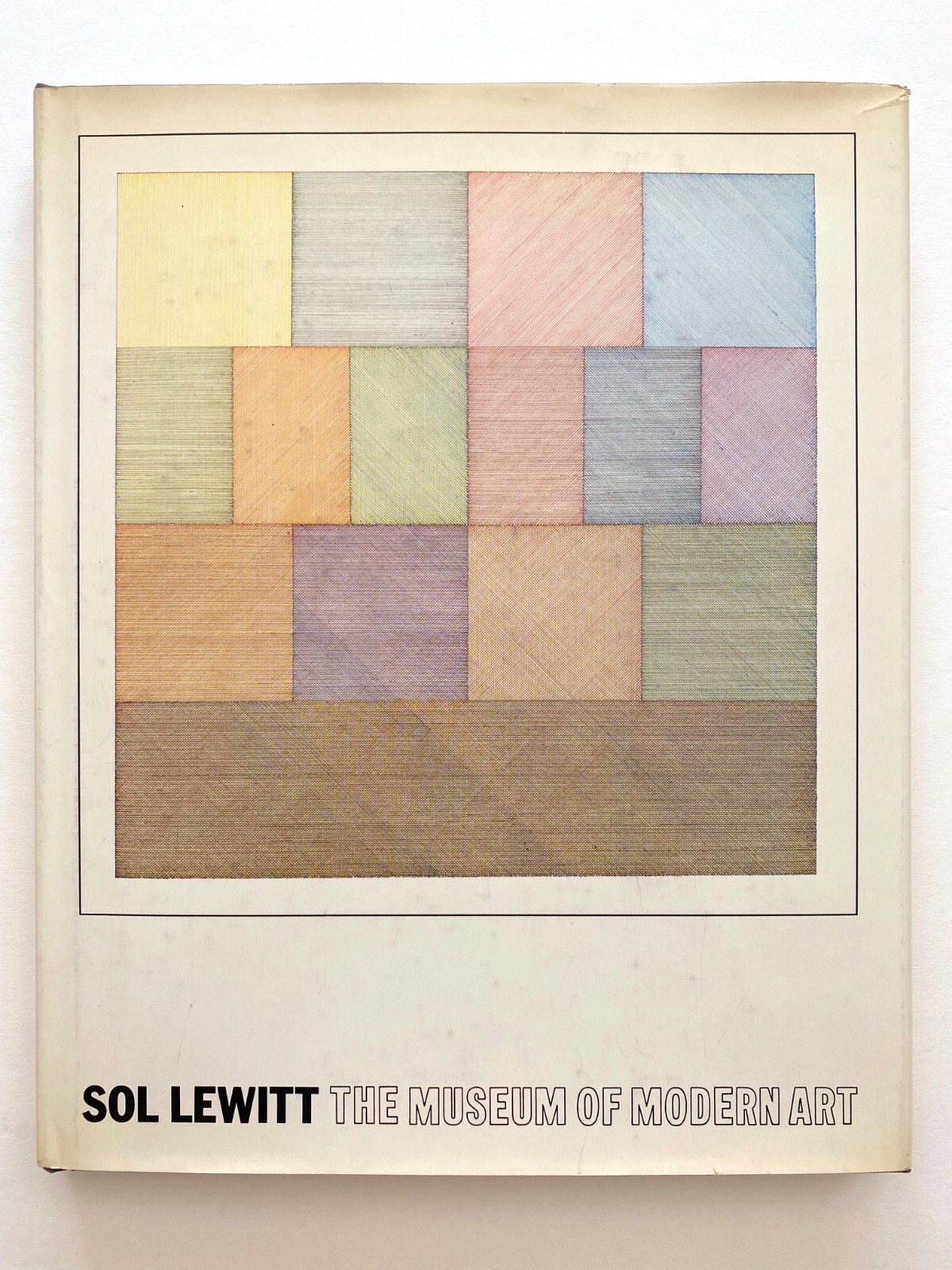 SOL LEWITT RARE 1978 1ST ED LITHOGRAPH PRINT HARDCOVER MOMA