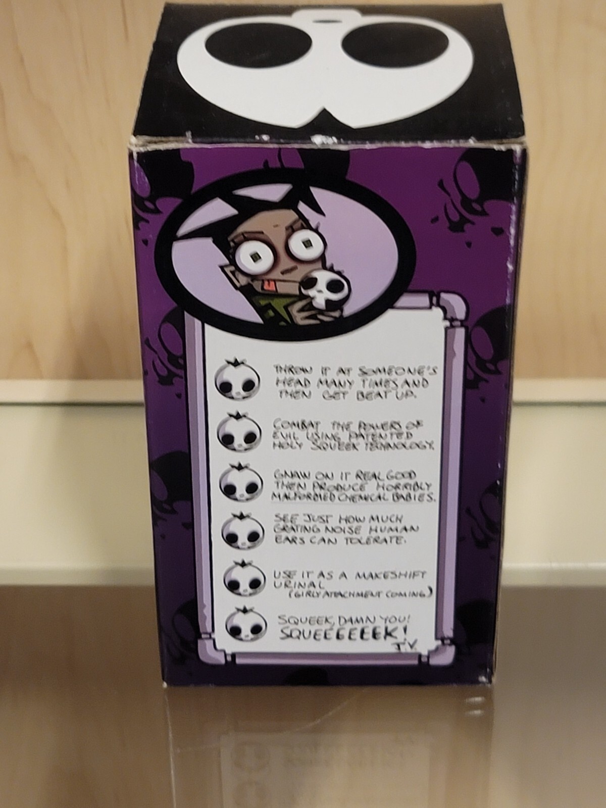 NEW SPOOKY The Thing What Squeeks 6" Vinyl Toy By Jhonen Vasquez Invader Zim