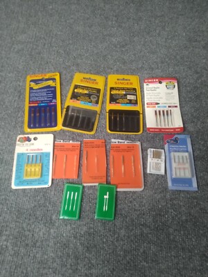 Sewing Lot Assortment Of Sewing Machine Needles