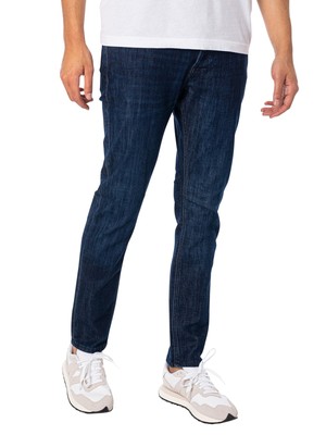 

Мужские зауженные джинсы Glenn Original Jack - Jones, синие, Синий, GLENN-810