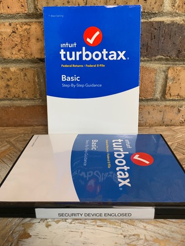 TurboTax Basic 2017 Federal Returns & E-File (Windows/Mac) - Brand New Sealed
