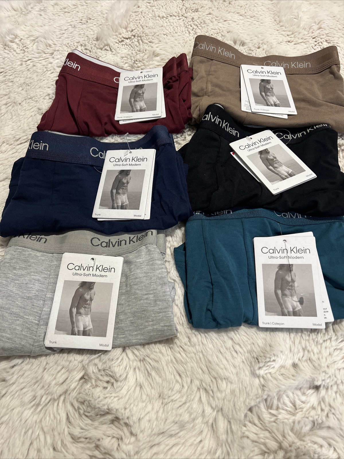 1 CALVIN KLEIN ULTRA SOFT MODERN MODAL BOXER TRUNK BN2986 $30