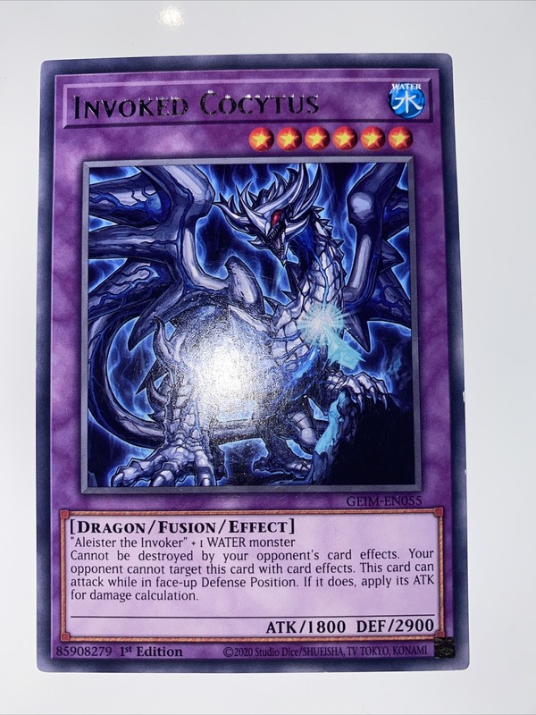 Yugioh - Invoked Cocytus - Geim-En055 - Rare - 1st Edition