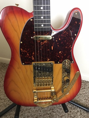 fender telecaster Style custom Designed 6strength Gold Hardwares