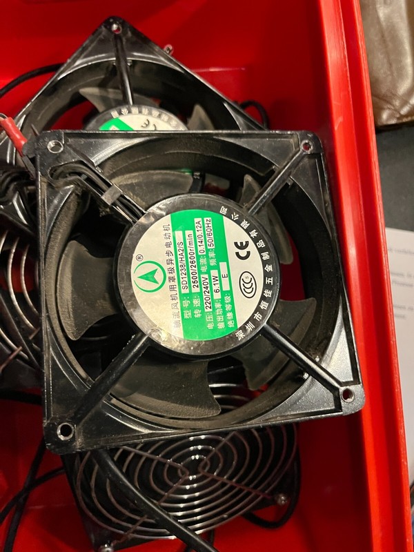 Original Sd1238/Ha2/B 120mm 38mm Ho220v/240v Axial Flow LüFter Mit Spaltpolmotor