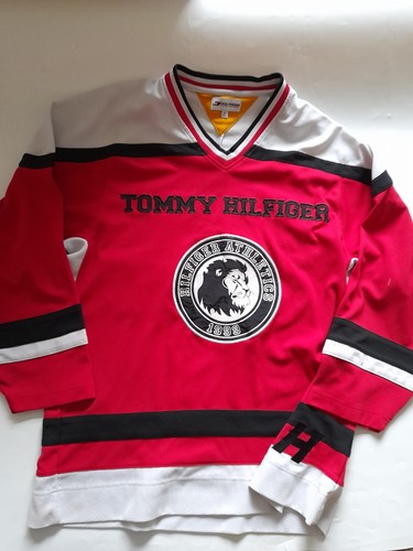 トップス 90s  hilfiger hockey shirt 90s tommy hilfiger hockey shirt - メルカリ