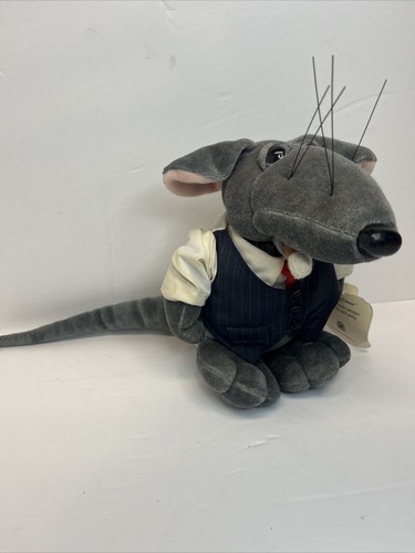 Vintage Rat Pack Plush 1987 Heartline The Big Cheese Cigar Office Suit with Tag