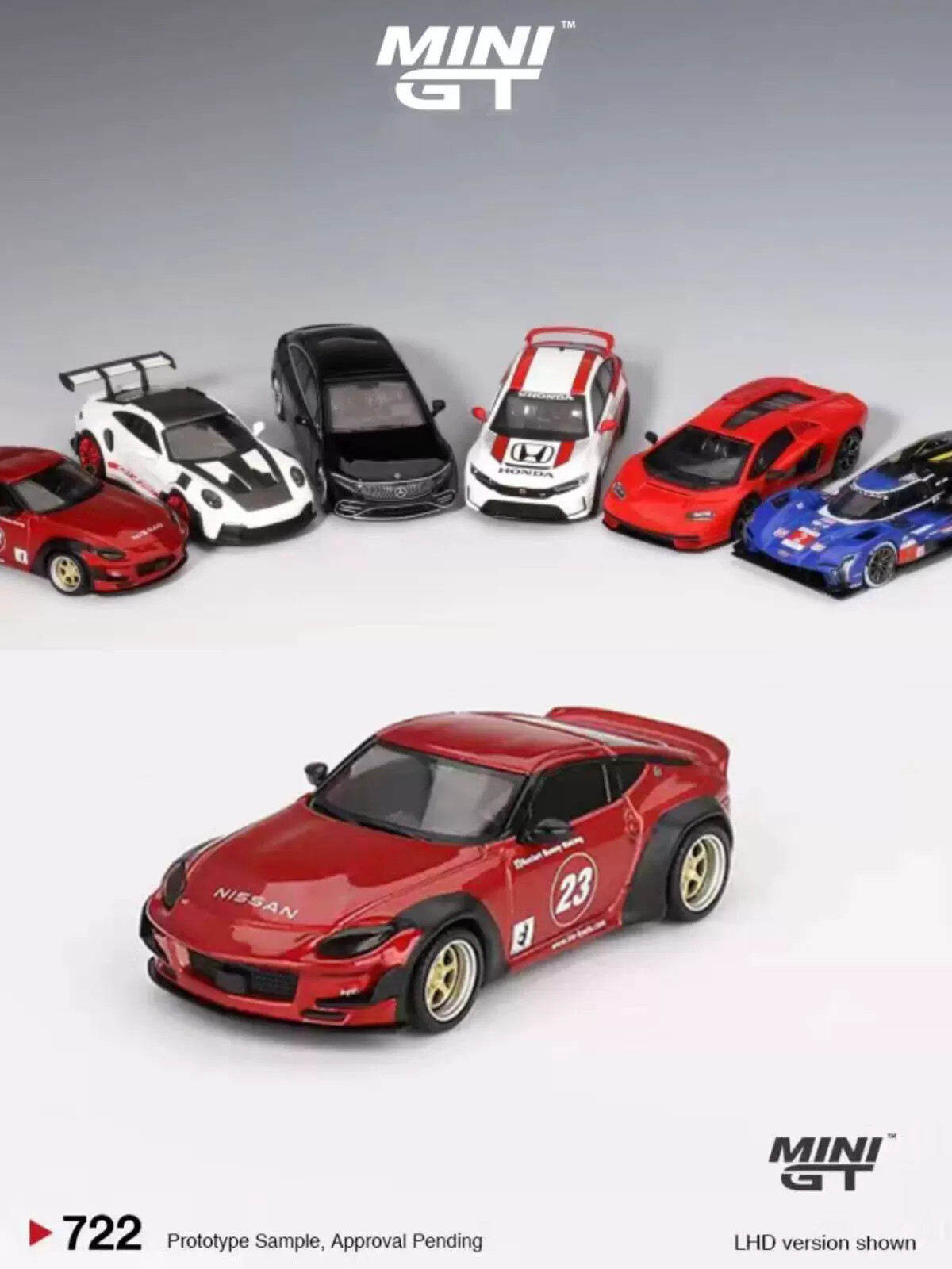 MINI GT 1:64 Z Pandem Passion Red Diecast Model Car | eBay