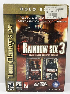 Tom Clancy's Rainbow Six 3: Gold Edition (PC, 2004) CIB