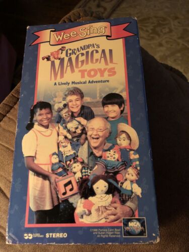 VHS Video Wee Sing Presents Grandpa's Magical Toys A Lively VHS Video Wee Sing Presents Grandpa's Magical Toys A Lively