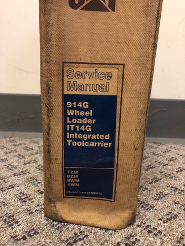 CAT Caterpillar 914G Wheel Loader IT14G Repair Service Manual toolcarrier TC IT