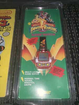 Mint In Package Sealed Mighty Morphin Power Rangers Nintendo Nelsonic Game Watch