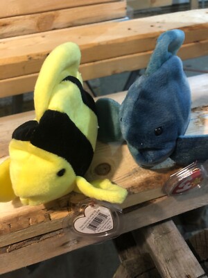 bubbles the fish beanie baby