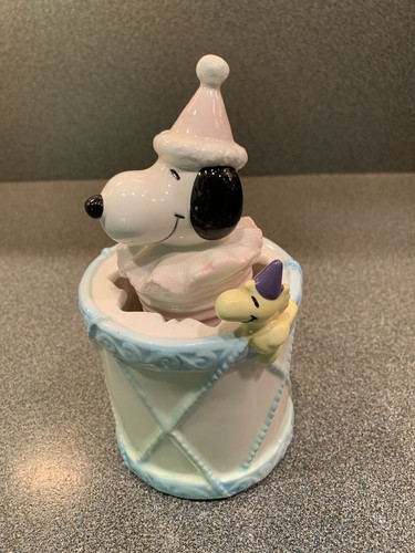 70s SCHMID Linus & Snoopy music box/ライナス スヌーピー