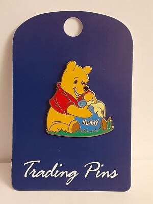 WDW~Mint Winnie the Pooh sitting down, feasting from Hunny Pot Pin # 1479