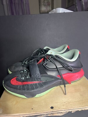 Nike KD VII 7 Mens 9.5 Black Red Mint Green Good Bad Apple Sneakers Shoes