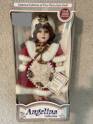 Angelina collection porcelain doll by Angelina Visconti, Year 2000 Edition 