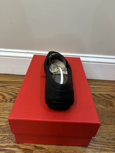 Pre-owned Ferragamo Salvatore  Cancun Men Drivers Loafers Shoes 7 Eee In Black