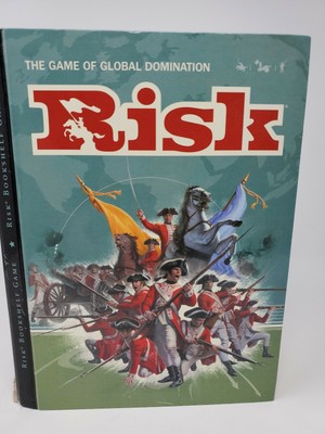 Risk The Game Of Global Domination Bookshelf Game 2006 Hasbro 100