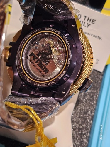 Pre-owned Invicta - King Python - Automatic Chronograph 32 Jewels - Reserve - Mens Watch
