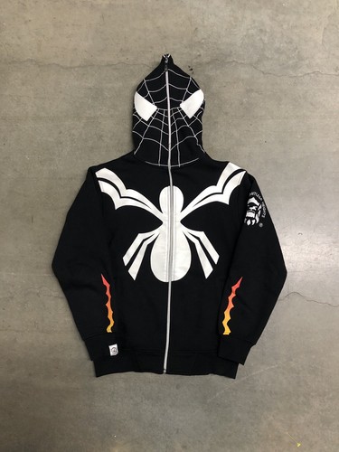 90s spider web reflector nylon hoodie 希少 Amazon.com: Women Spider Print Hoodie Zip up Sweatshirt