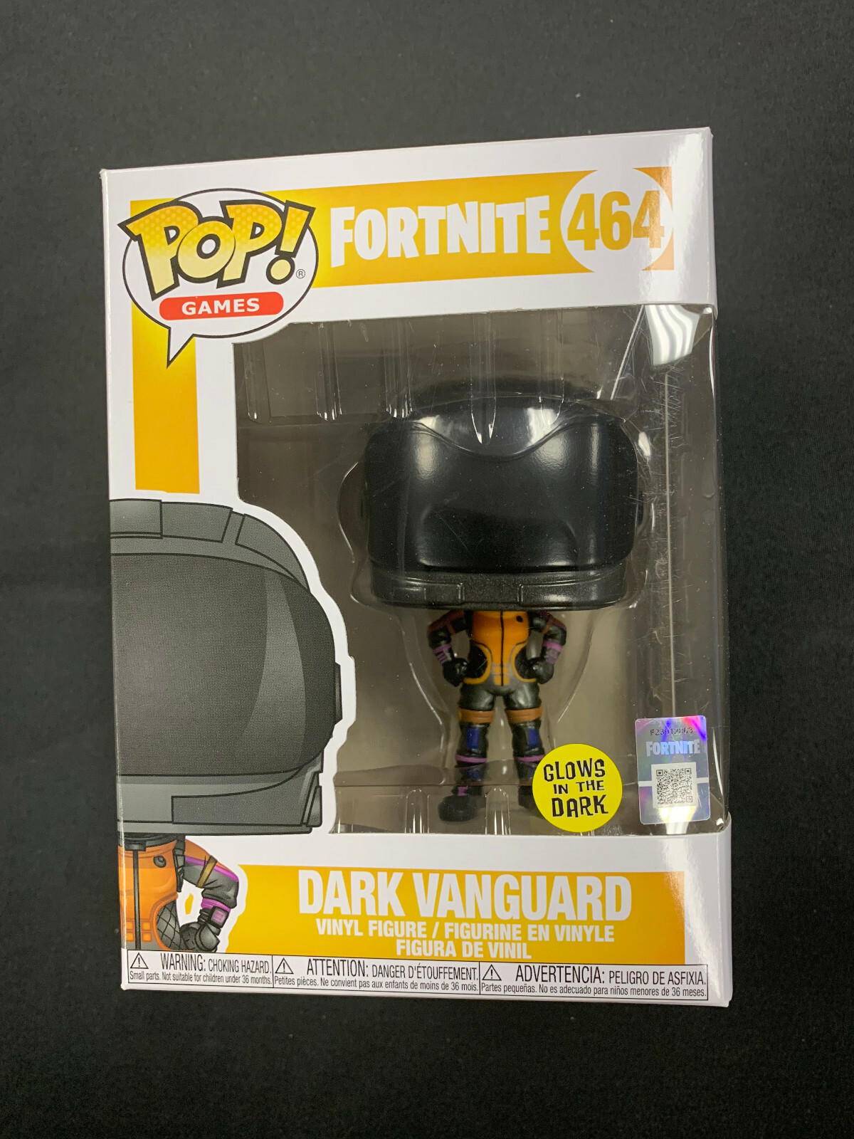 Funko Pop! Games #464 Fortnite DARK VANGUARD Glow in the Dark MIB | eBay