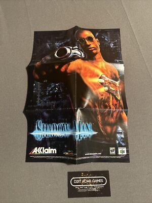 Shadow Man (Nintendo 64 N64, 1999)   POSTER  