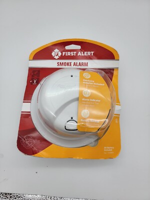 FIRST ALERT Hard-Wired Ionization Smoke Fire Alarm Detector Batt Backup 