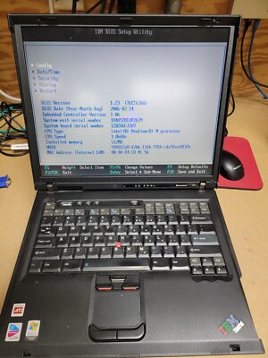 IBM THINKPAD R52 LAPTOP - PARTS ONLY - SEE DESCRIPTION 004