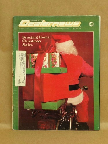 Vintage Motorcycle Dealer News Magazine October 1981 Buyers Guide Case savers