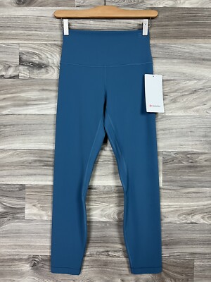 Lululemon Align High Rise Pant 25  Nulu Size 6 Capture Blue CAPB 51546