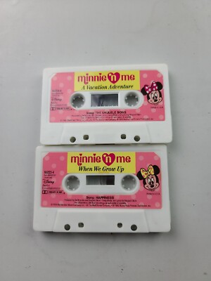 Vintage Disney 1990 Minnie n Me Set 2 Audio Cassette Tapes - When We Grow Up