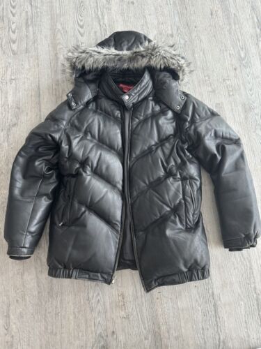 Supreme Leather Down Jacket *read* | eBay Supreme Leather Down Jacket *read* | eBay