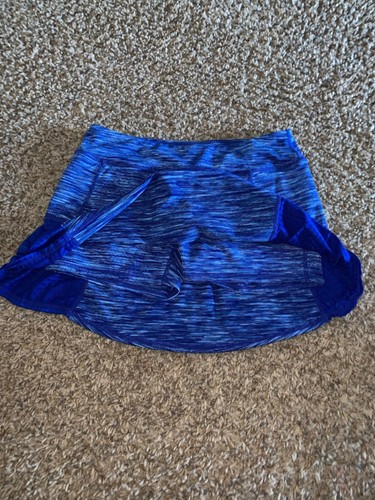 Z by Zella Girl Large 10/12 Blue Skort Geometric Print