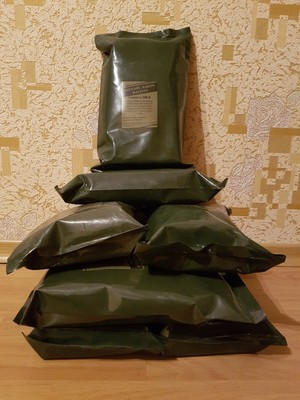 2x Lithuanian Army MRE Daily Ration Meal Survival Hiking Camping NEW 2022