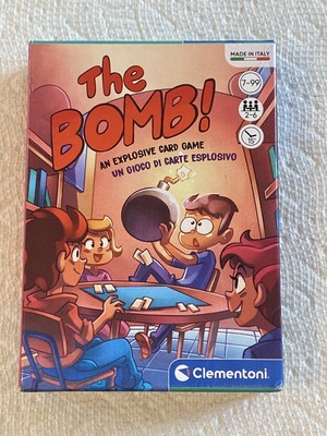 Clementoni THE BOMB! AN Explosive CARD GAME 2-6 Players Ages 7-99 MADE In ITALY