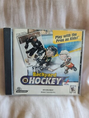 Shelf62g VINTAGE PC GAME/SOFTWARE~ Backyard hockey