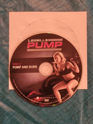 Les Mills Pump Disc 2 PUMP AND BURN Replacement Beachbody DVD tested 