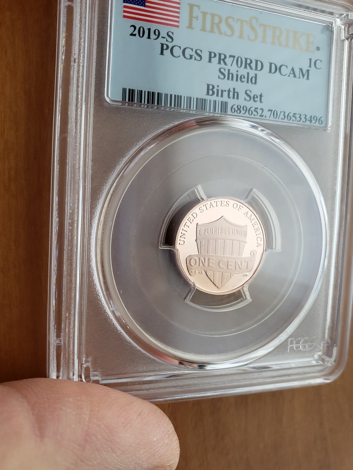 2019 S 1C Lincoln Cent Birth Set PCGS PR70DCAM First Strike! SHARP!!!