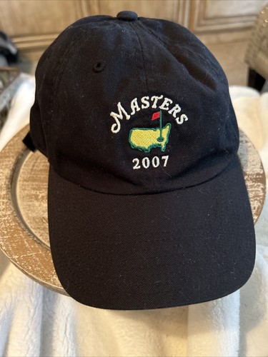 Masters Golf マスターズ キャップ 　アメリカンニードル　白 Vintage Masters Golf white hat w/ leather Strap-back