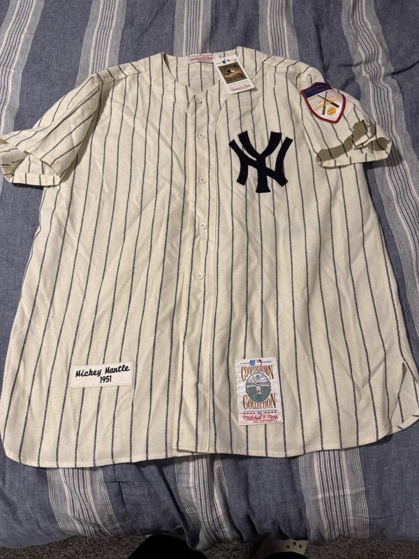 1951 Mickey Mantle NY Yankees Jersey Mitchell & Ness Home