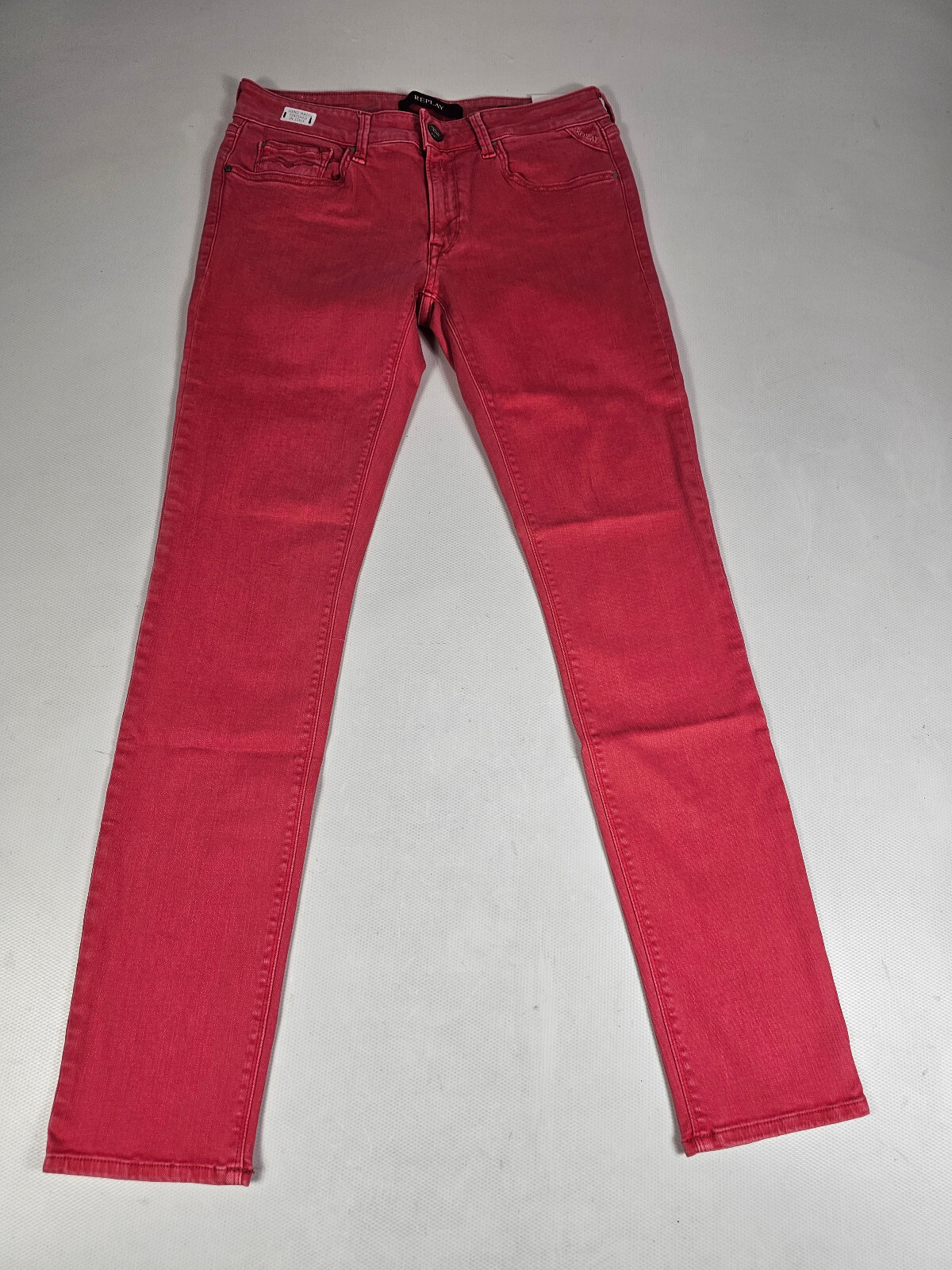 送料込★REPLAY★WH689.000.41A603 ジーンズ New luz skinny-fit jeans pearl white Natural white | Replay