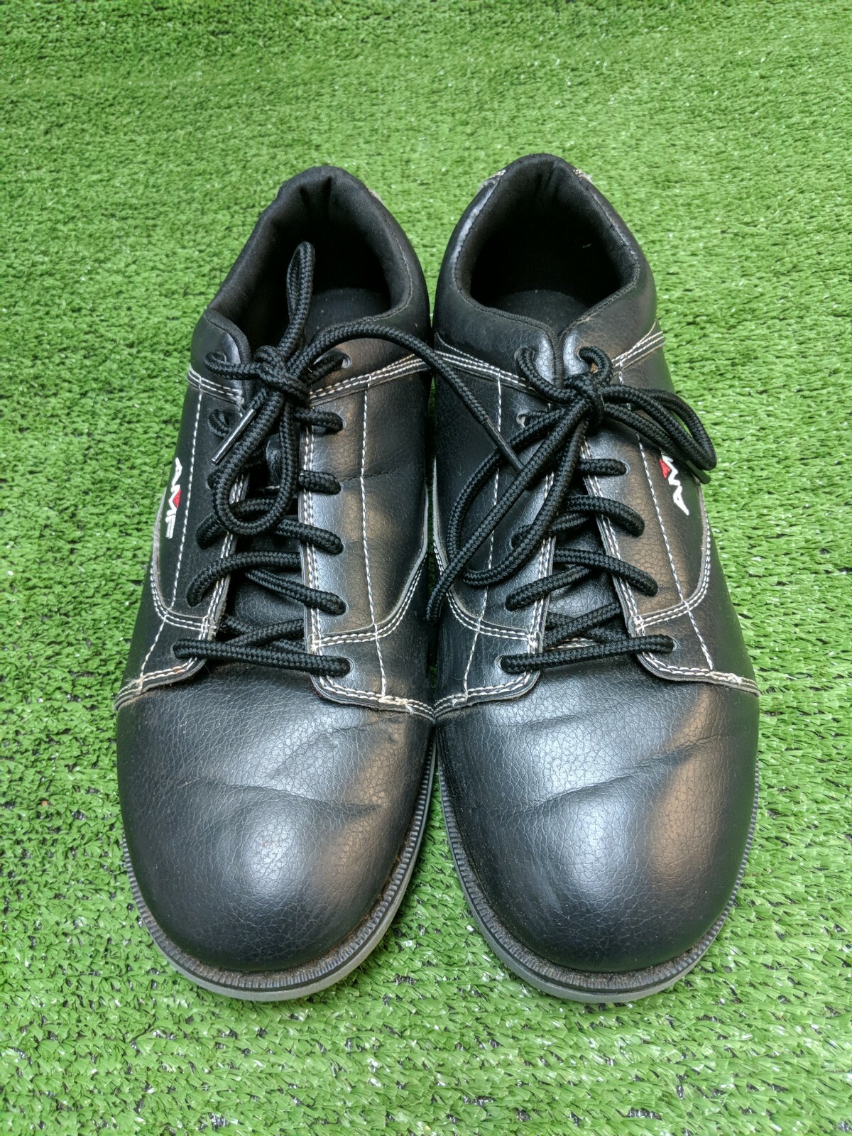 AMF Black Bowling Shoes Lace Up Black 
