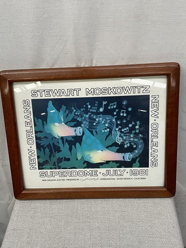 STEWART MOSKOWITZ PRINT FROM JASS FISH IN SUPERDOME IN NEW