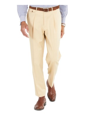 TAYION BY MONTEE HOLLAND Мужской бежевый костюм из смесовой шерсти с раздельными брюками 30WX30L