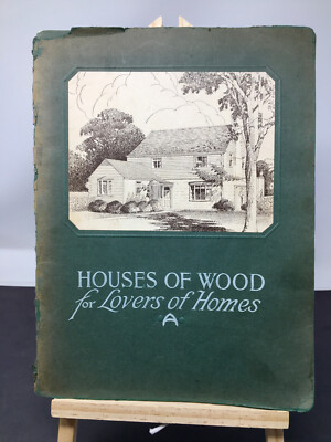 1927 Home Architecture Design Building of Pine Wood  25 House Models Catalog!